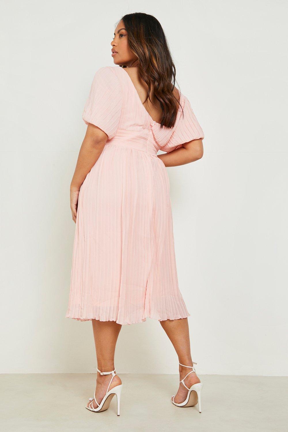 Pale pink clearance dress plus size